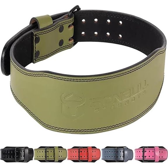 7mm Leather Weightlifting Belt for Men and Women