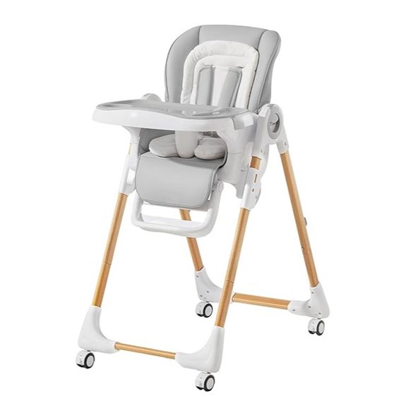 Mallify Convertible Baby High Chair with Adjustable Features