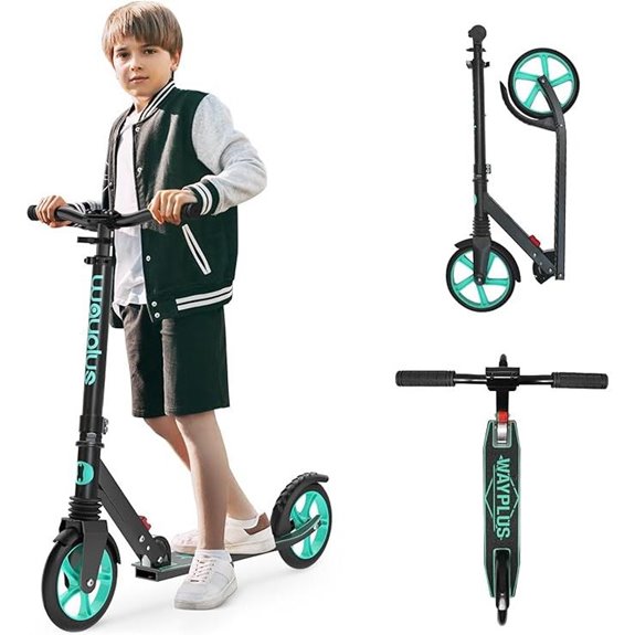 Foldable Kick Scooter for All Ages 8-Inch Wheels