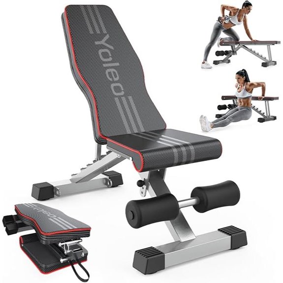 adjustable foldable weight bench