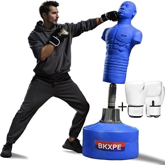 Adjustable Freestanding Boxing Punching Dummy for Home Gym