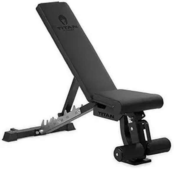 Titan Fitness Adjustable FID Bench for Home Gym