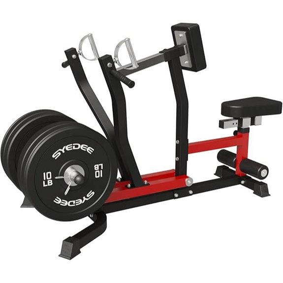 Seated Row Machine with Adjustable Lat & Multiple Grip