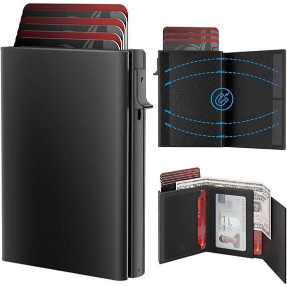 Men's Slim RFID Wallet with ID and Cash Slot