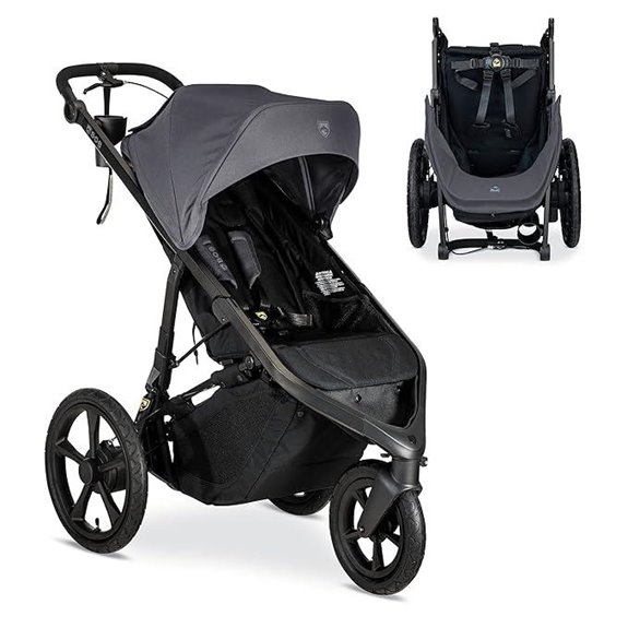 Wayfinder Jogging Stroller with Suspension & Air Tires