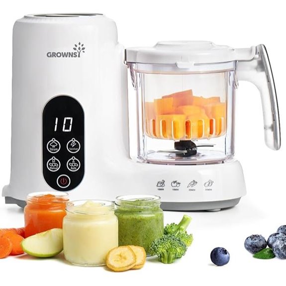 GROWNSY Baby Food Maker with Steamer and Grinder