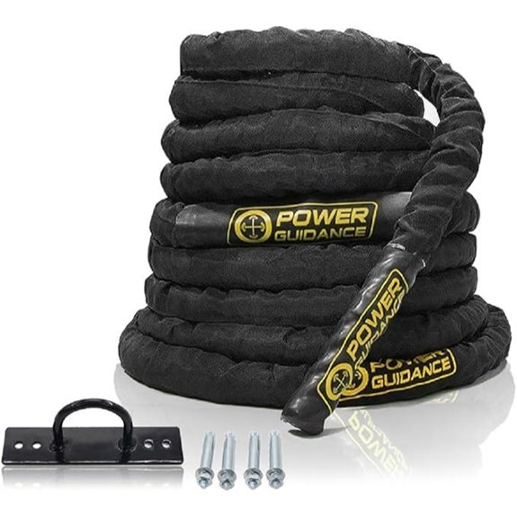 Power Guidance Battle Rope with Anchor for Workouts