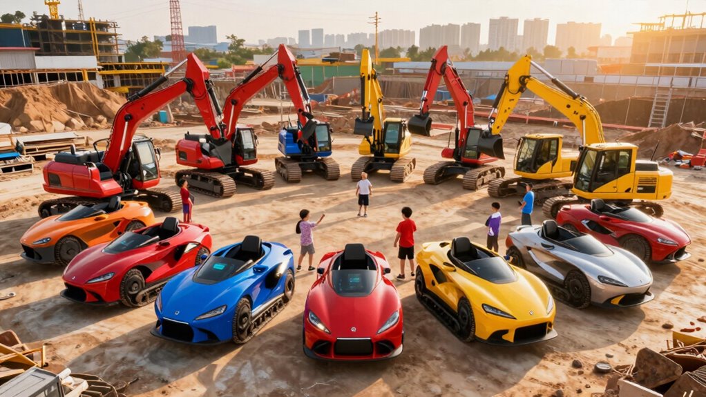 best heavy duty ride on excavators