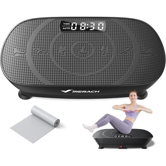 MERACH Vibration Plate Exercise Machine with Bluetooth