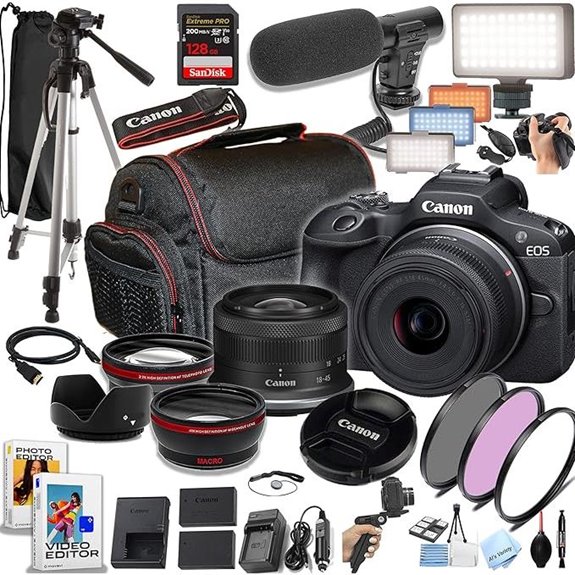Canon EOS R100 Mirrorless Camera Premium Bundle