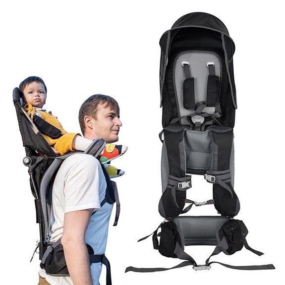 Baby Hiking Backpack Carrier with Rain Cover