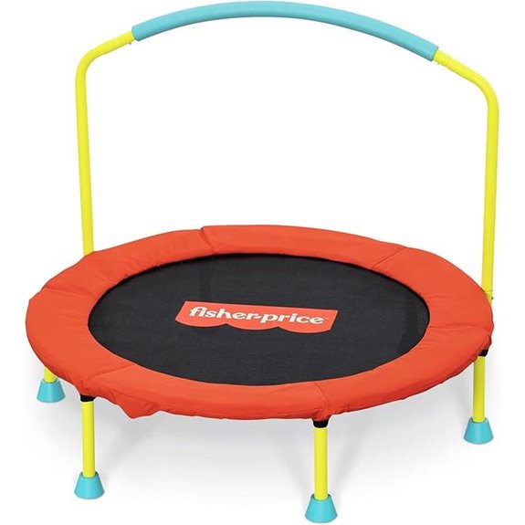 child s trampoline with handle