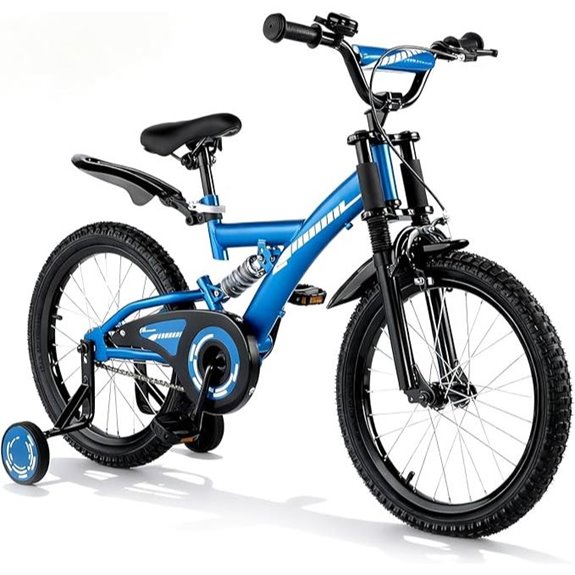 Kids Bike 3-12 Years 16-18 Inch Training Wheels