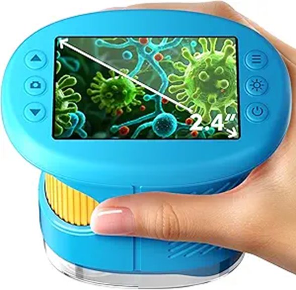 1000X Kids' Handheld Microscope with Slides