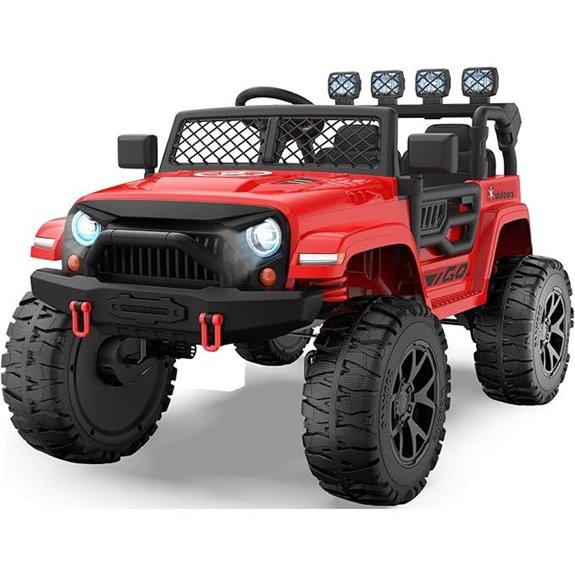 Kids 2-Seater Ride-On Car with Remote & LED Lights