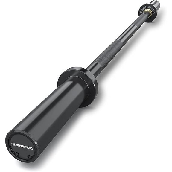 4ft Olympic Barbell with Chrome Steel and Knurled Grip