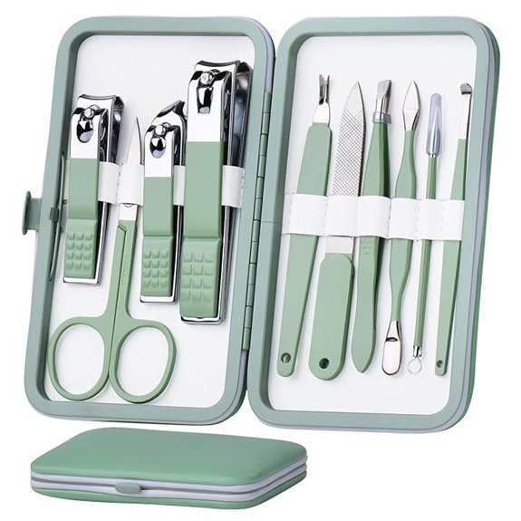 10-in-1 Stainless Steel Manicure & Pedicure Kit