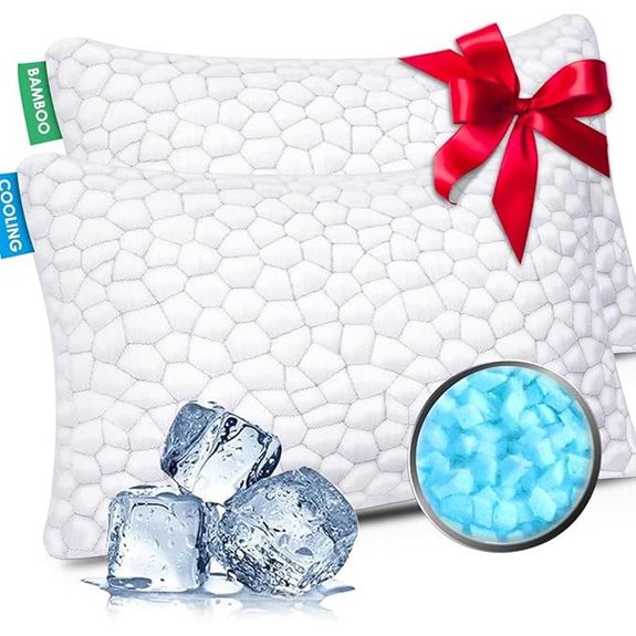 Cooling Queen Memory Foam Pillows (Set of 2)