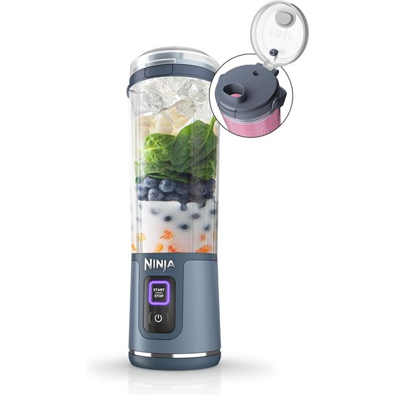 Ninja BC151NV Cordless Portable Blender (Denim Blue)