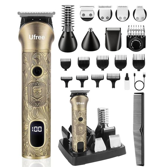 Ufree Beard Trimmer for Men Cordless Grooming Kit