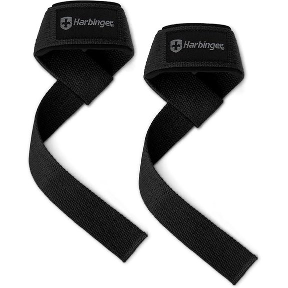 Harbinger Cotton Lift Straps with Wrist Cushions