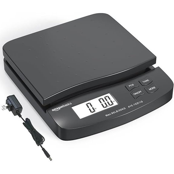 Amazon Basics Digital Postal Scale 65 lb Capacity