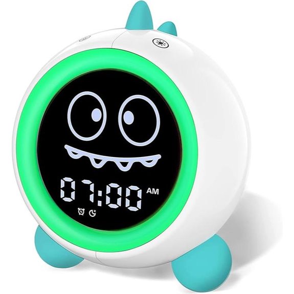 Kids Dinosaur Alarm Clock with Night Light