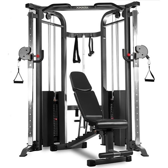 XMARK Functional Trainer with Dual 200lb Weight Stacks