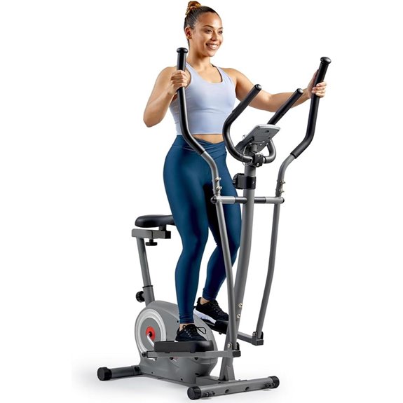 Sunny Health & Fitness 2-in-1 Cross Trainer and Elliptical