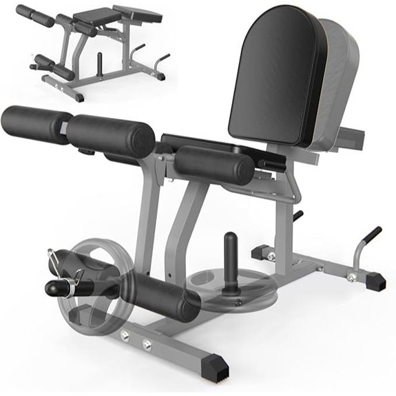 2-in-1 Leg Extension & Curl Machine