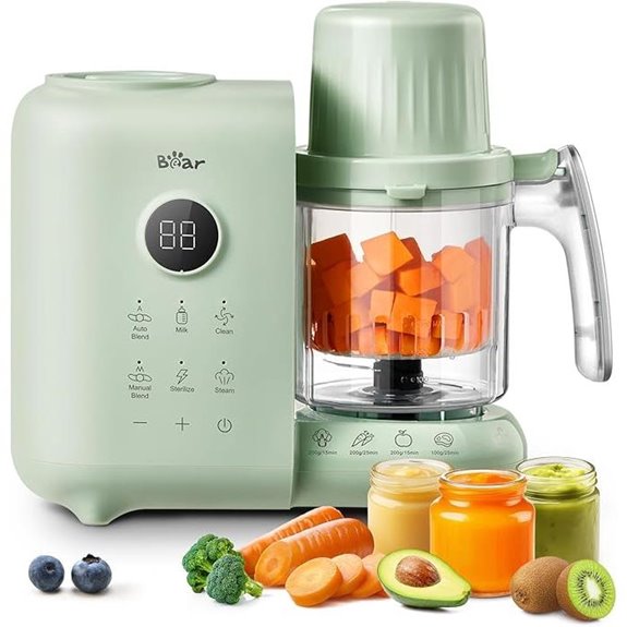 Bear Baby Food Maker with Dual-Layer Steamer
