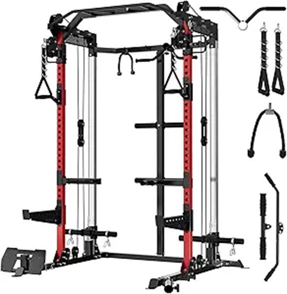 Mikolo Power Cage with Dual Pulley System