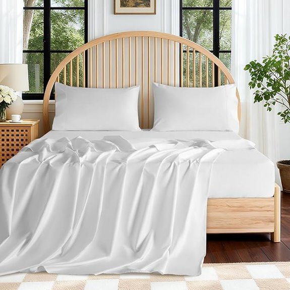 SONORO KATE Egyptian Cotton King Sheets (4-Piece)