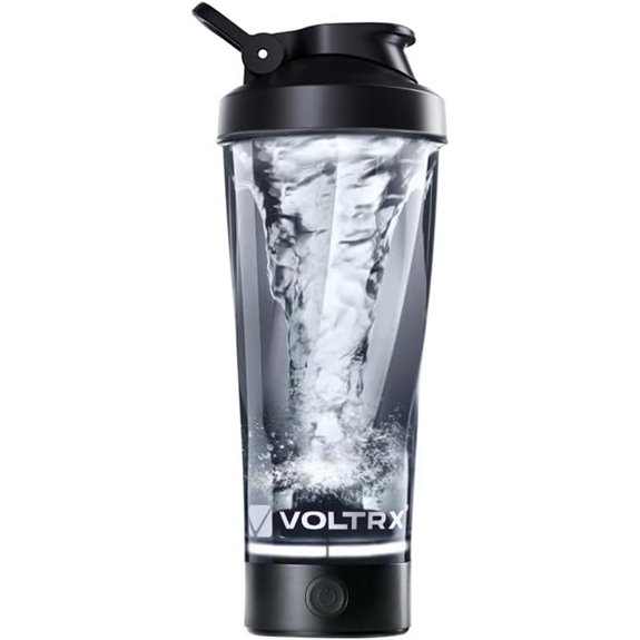 VOLTRX Electric Protein Shaker Bottle BPA Free 24oz
