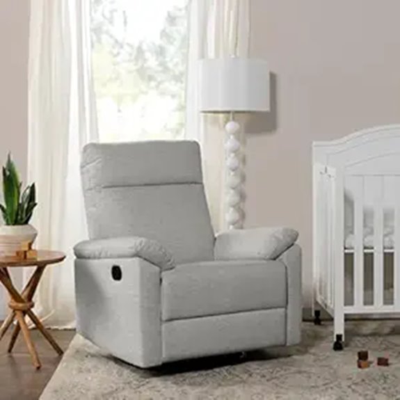 elegant nursery glider chair