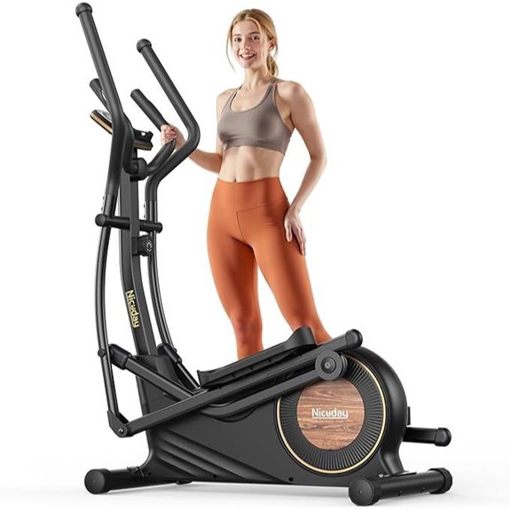 Niceday Elliptical Machine with Resistance & App Support