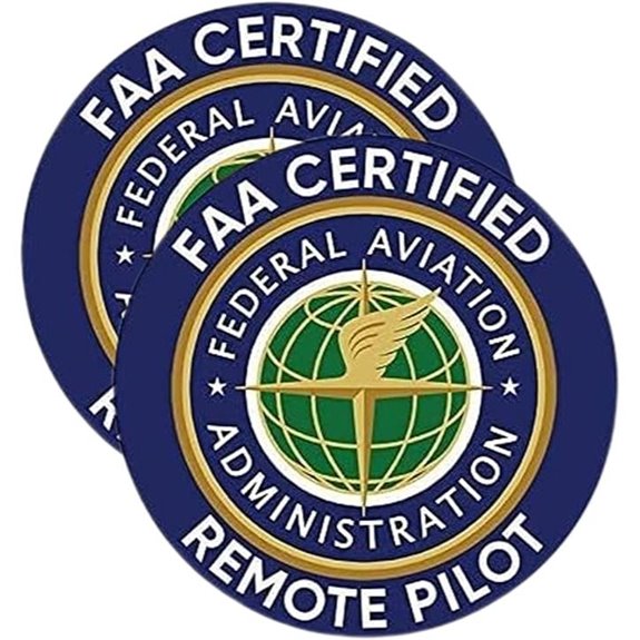 eDesign 2-Pack FAA Certified Drone Stickers (4