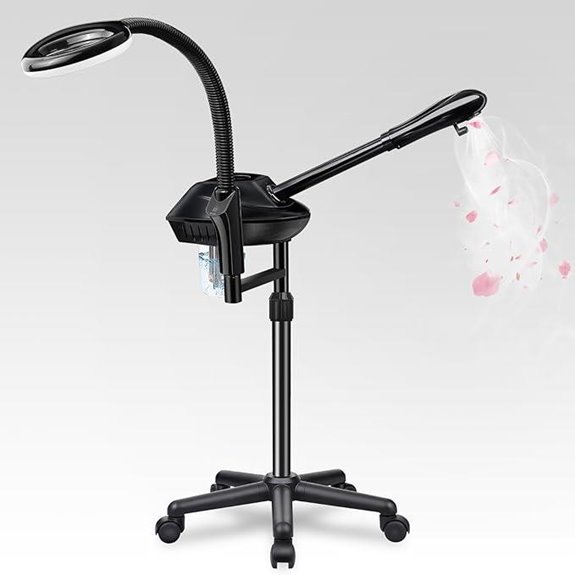 Facial Steamer with Magnifier Light and Humidifier