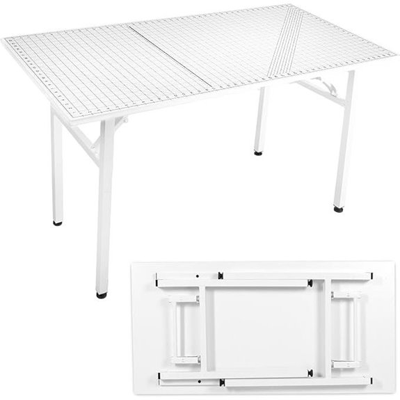 Crutello Folding Sewing and Craft Table (48x24 inches)