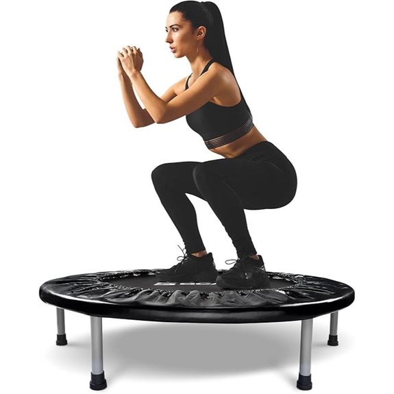 foldable mini trampoline safety
