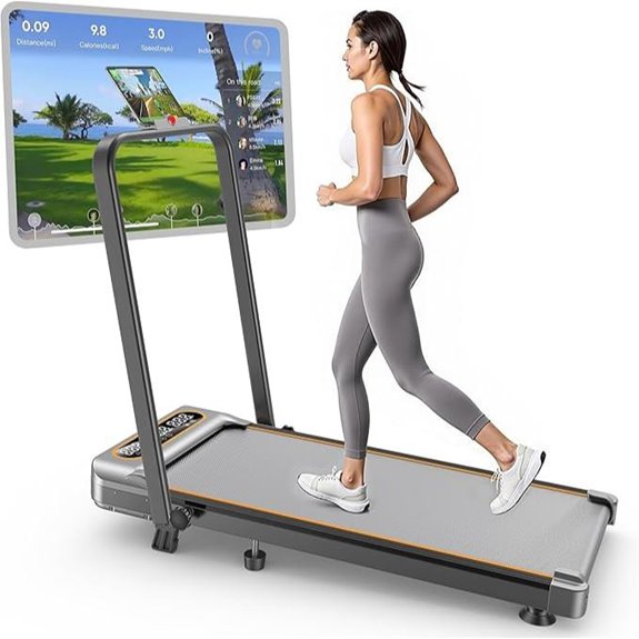 Foldable Treadmill with Incline 3.5HP Remote Control