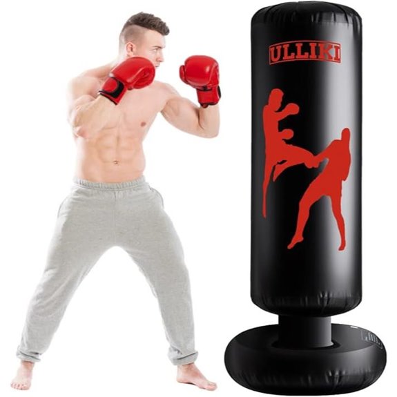 Freestanding Punching Bag with Stand for Adults & Kids
