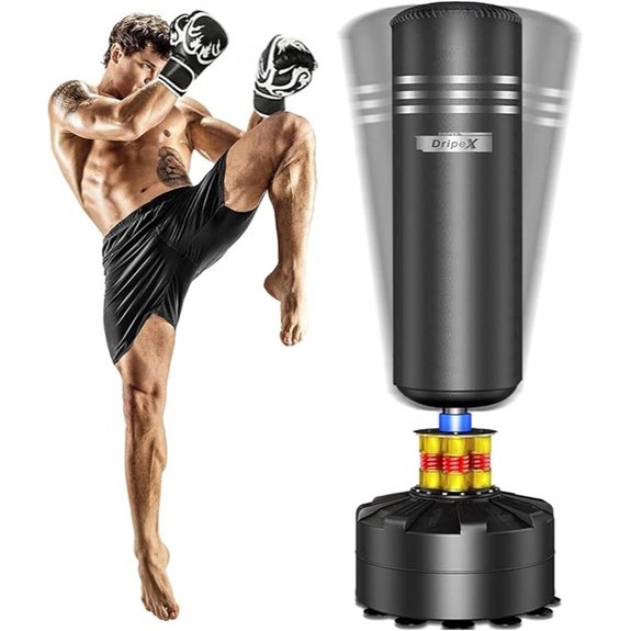 Dripex Freestanding Boxing Punching Bag for Home Gym