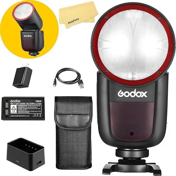 Godox V1-N Nikon Camera Flash with TTL