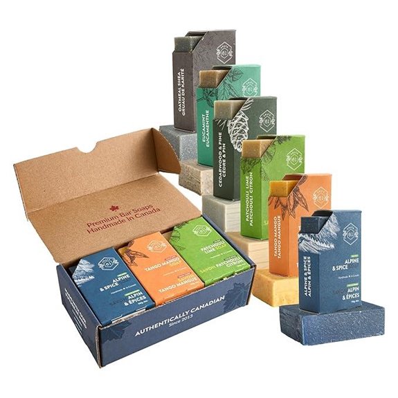 Crate 61 Organics Handmade Cold Process Soap (6 Pack)