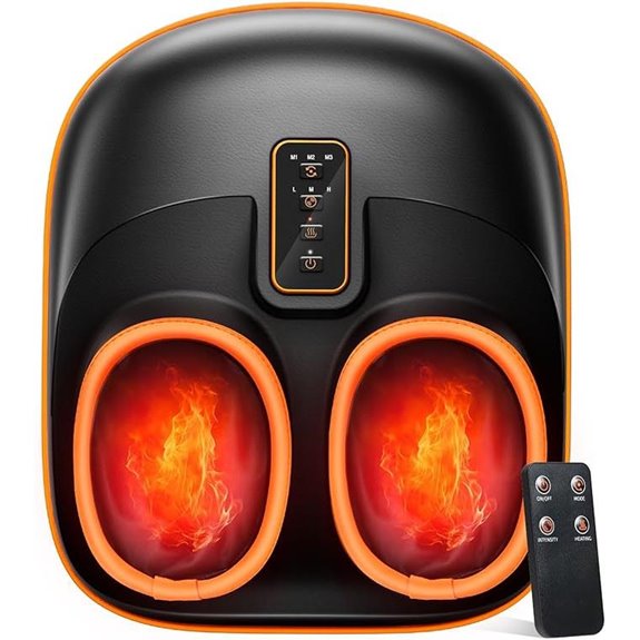 Foot Massager with Heat Airbags Kneading Shiatsu