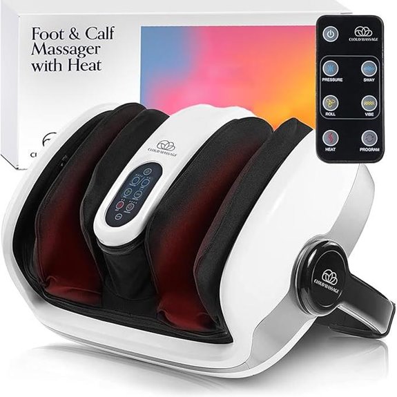 Cloud Shiatsu Foot Massager with Heat and Kneading