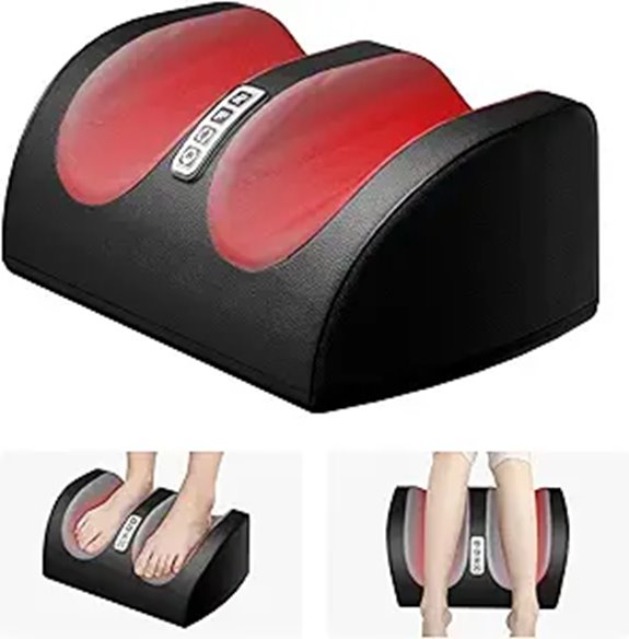 Shiatsu Foot Massager with Heat and Calf Rollers