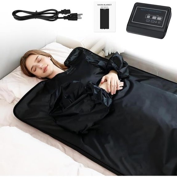 Sauna Blanket with Sleeves for Home Use