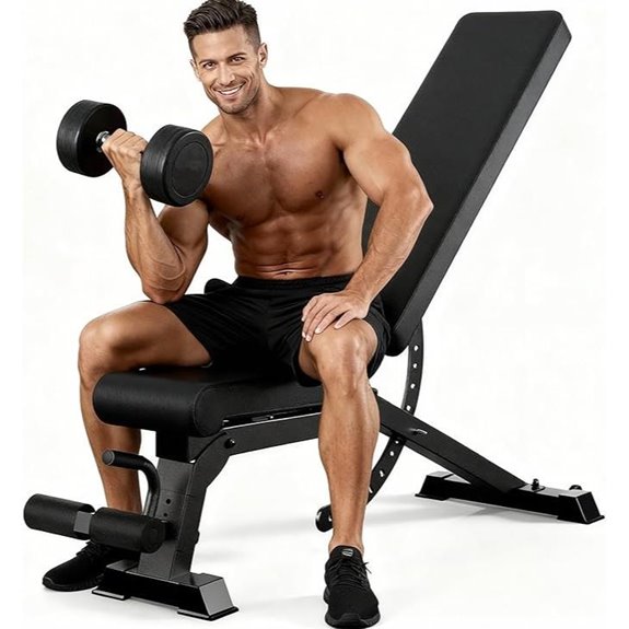 Adjustable Heavy Duty Weight Bench for Full Body Workout